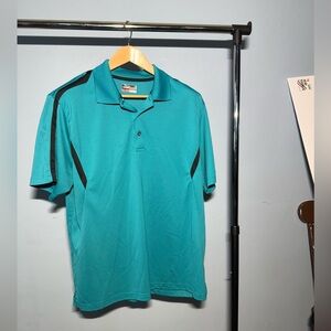 Grand Slam Teal Polo with Black Details